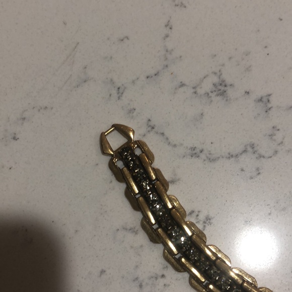 Gold necklace with stones - Picture 3 of 3